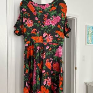 Zara floral dress